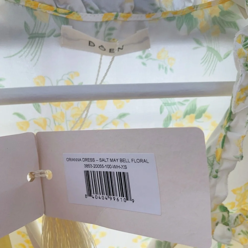 Doen Orianna Dress Salt May Bell Floral - Picture 10 of 10